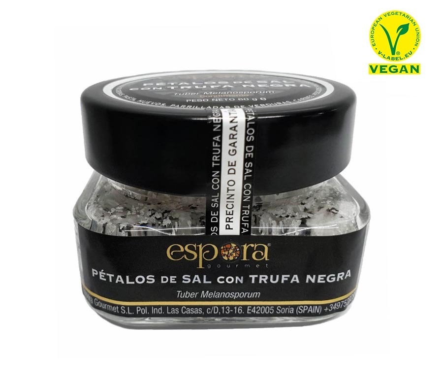 PETALOS DE SAL CON TRUFA NEGRA 60g